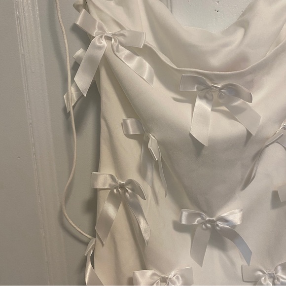 Anthropologie Hutch Halter Bow Mini Dress *Never Worn* - Picture 4 of 6